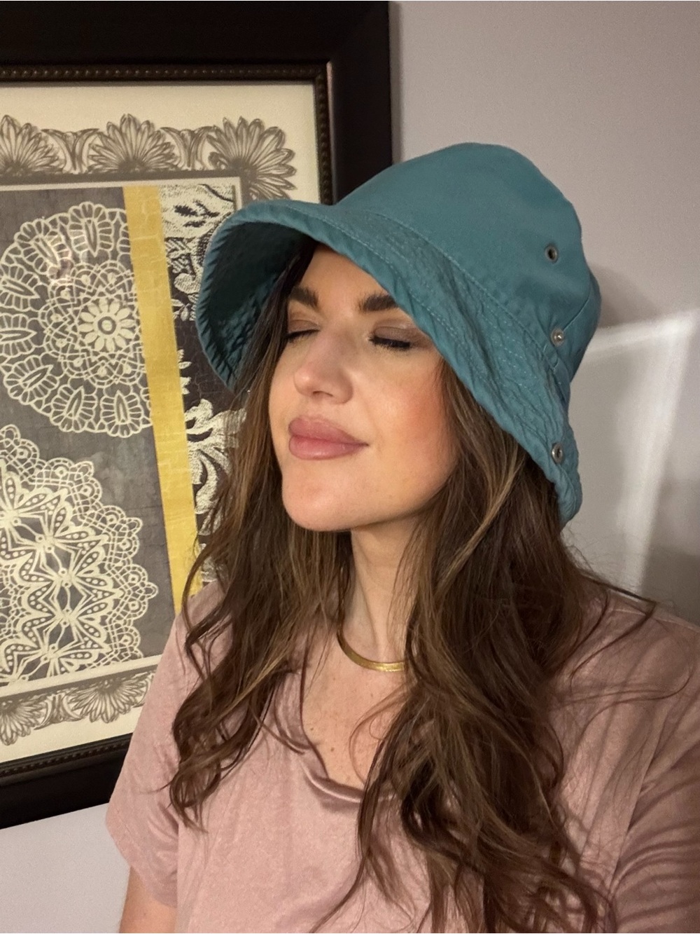 GAP Teal Bucket Hat - Casual Cotton Sun Hat size M / L **2 for 20**